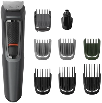 Триммер Philips Series 3000 MG3747/13 серый (насадок в компл:9шт)