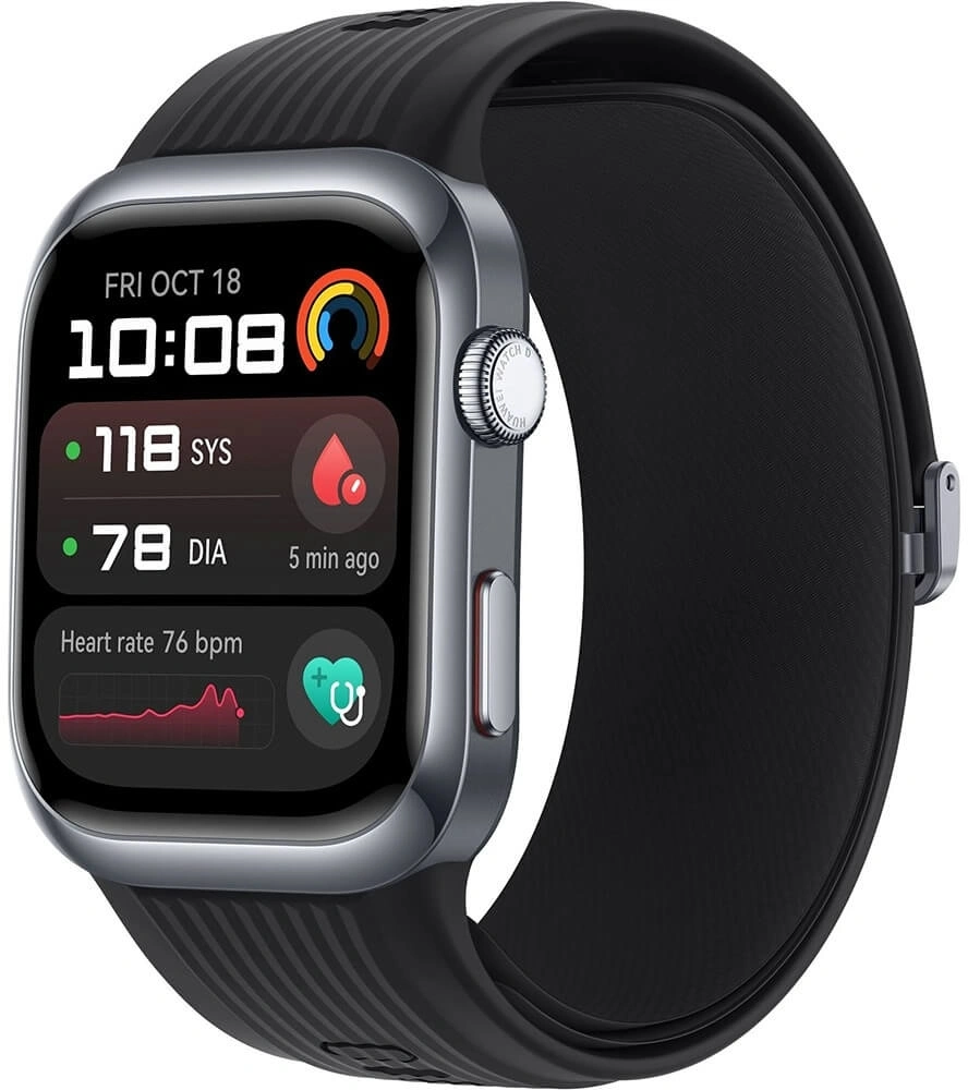 55020DAE - Смарт часы, Huawei, Watch D2 LCA-B10, Дисплей 1.82" цветной AMOLED-экран, Разрешение 480 x 408, Вес 40 гр, (Black Fluoroelastomer Strap) Черный все наши цены всегда включают НДС