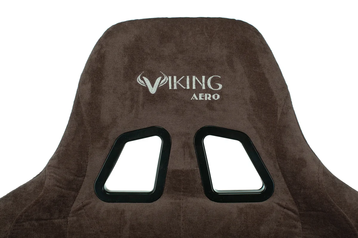 Кресло игровое Zombie Viking Knight темно-коричневый Light-10 с подголов. крестов. металл