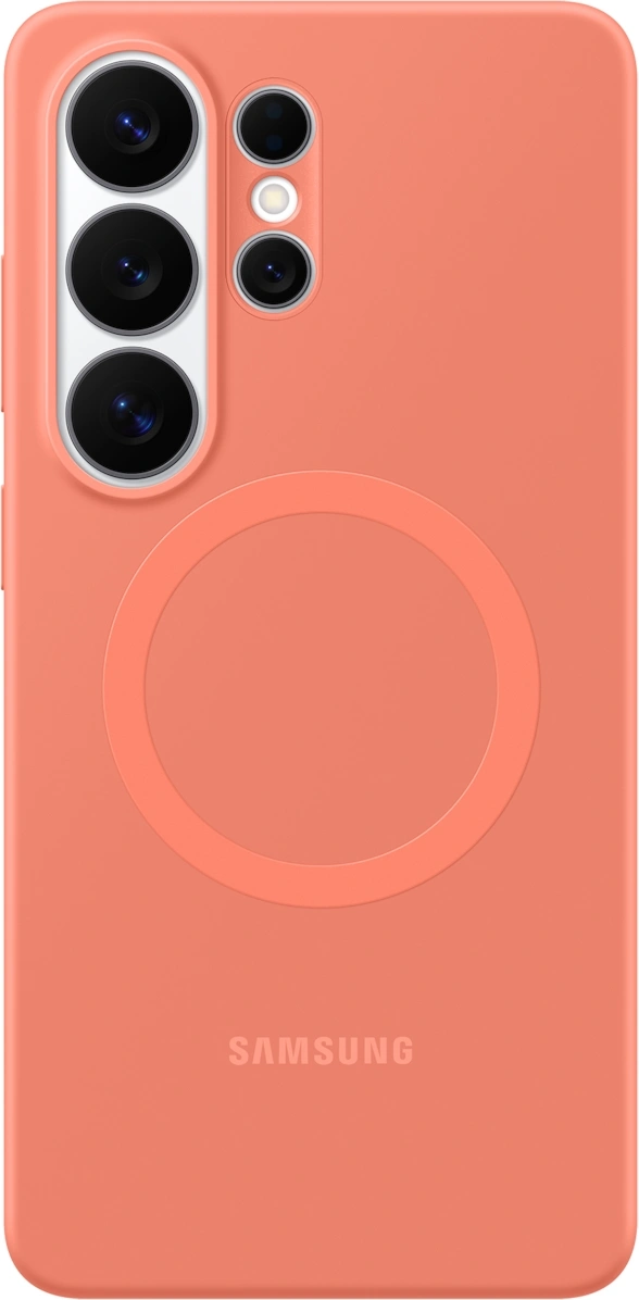 Чехол (клип-кейс) Samsung для Samsung Galaxy S26 Ultra Silicone Magnet Case with MagSafe коралловый (EF-ES948COEGRU)