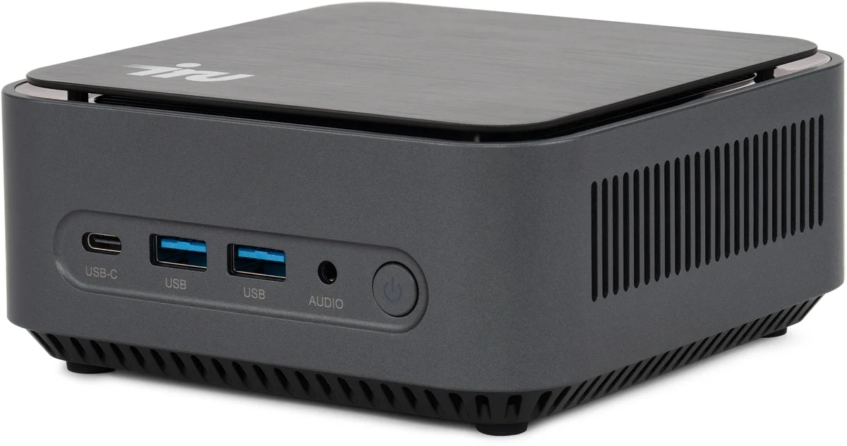 Мини-ПК iRU Planio 110ALCN, Intel Processor N100/8 ГБ DDR4/480 ГБ SSD/Intel UHD Graphics/Без ОС, черный (2174023)