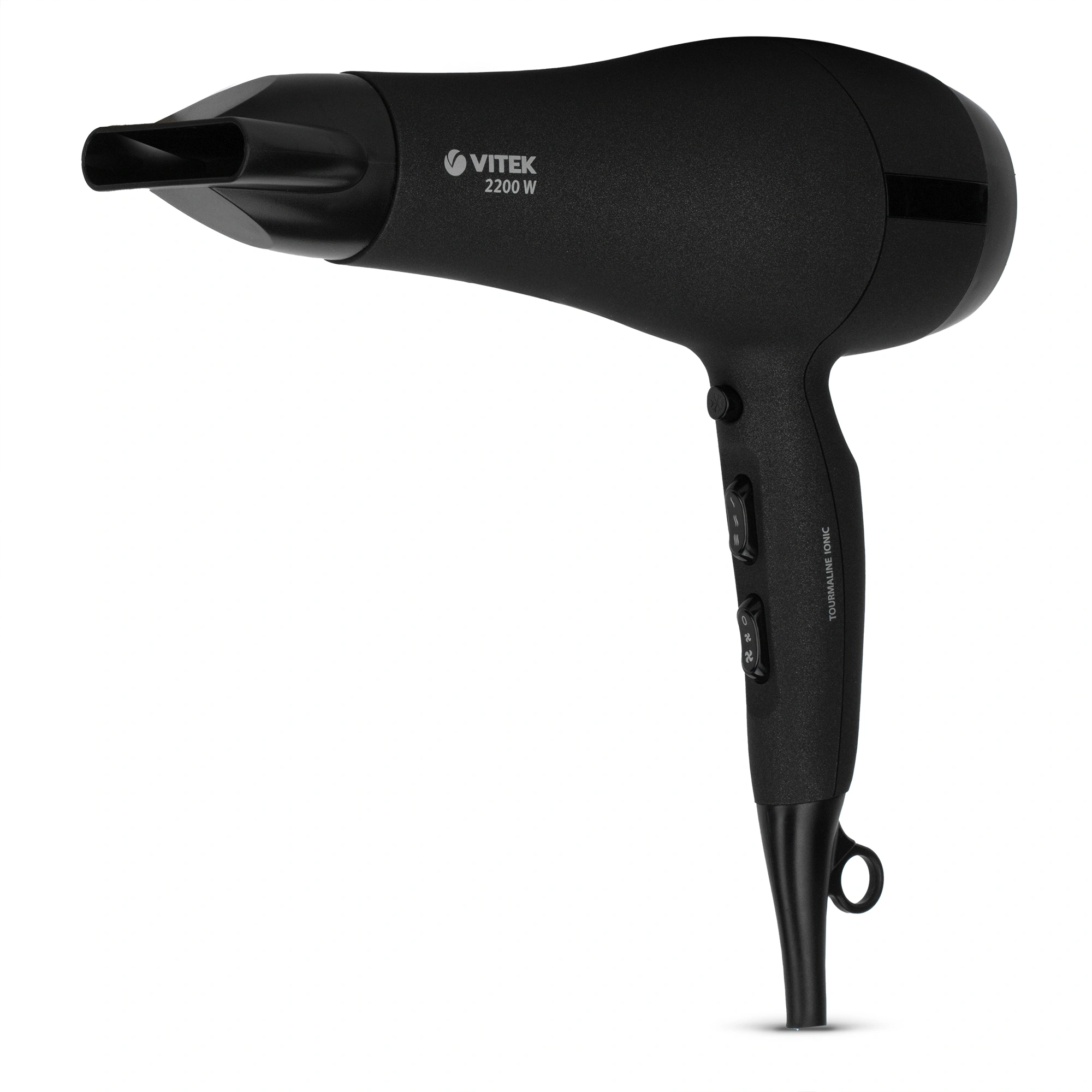 Фен VITEK VT-8231 черный, 2200 Вт, ионизация