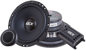 Колонки автомобильные Kicx RX 6.2 250Вт 92дБ 4Ом 16см (6.5дюйм) (ком.:2кол.) компонентные двухполосные