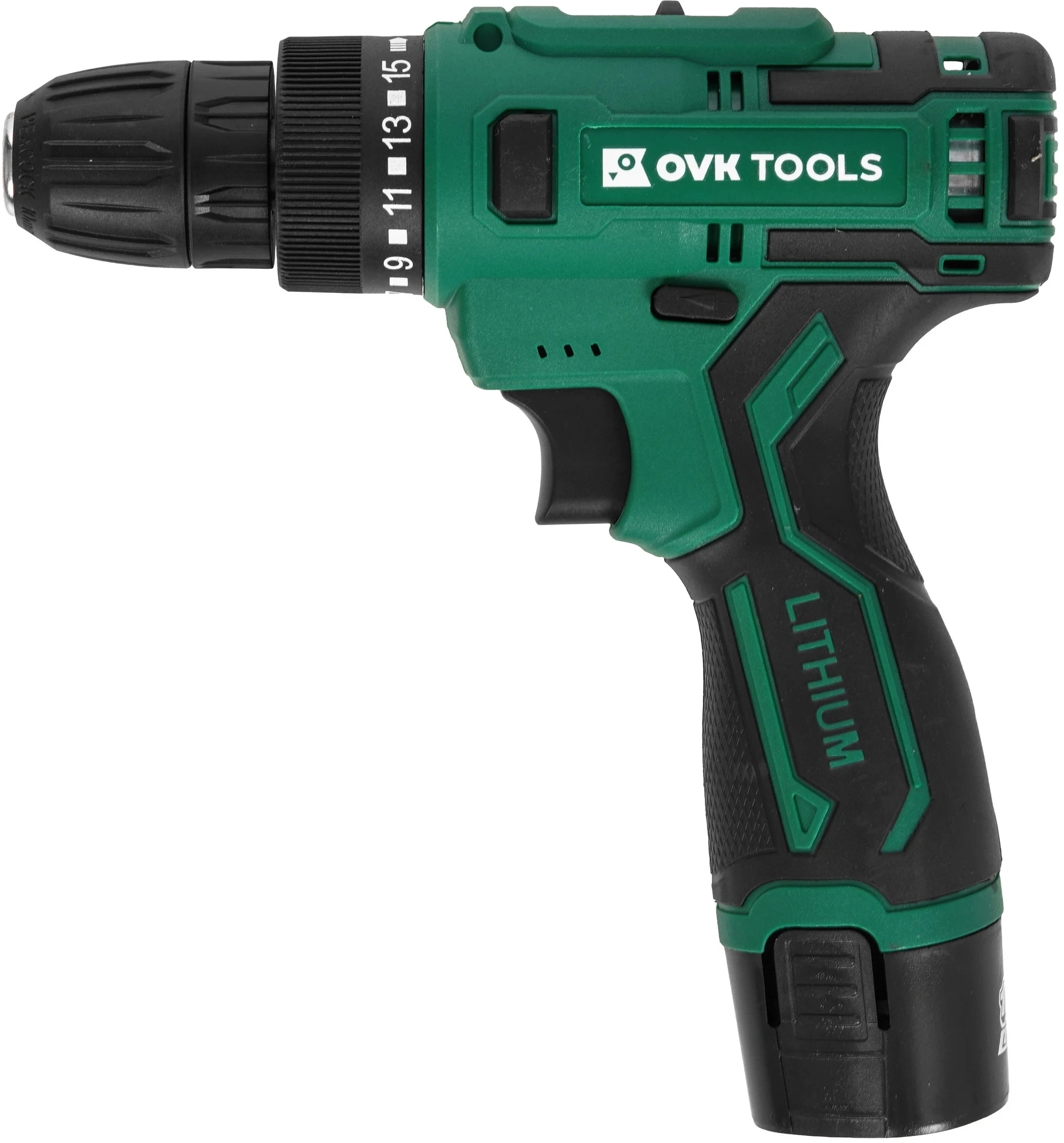 Дрель-шуруповерт Ovk Tools OTCS2AA-12V-1.5A 12Вт аккум. патрон:быстрозажимной