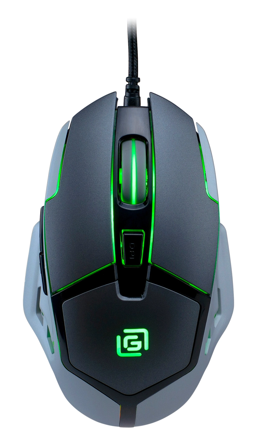 Oklick 915G HELLWISH V2 black/silver optical (3200dpi) USB Gaming (6but) [1003993]