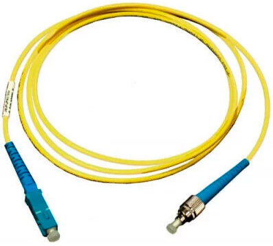 Патч-корд оптический Патч-корд оптический TWT, PVC, симплексный, SC/UPC-FC/UPC, SM OS2, 1.0 м