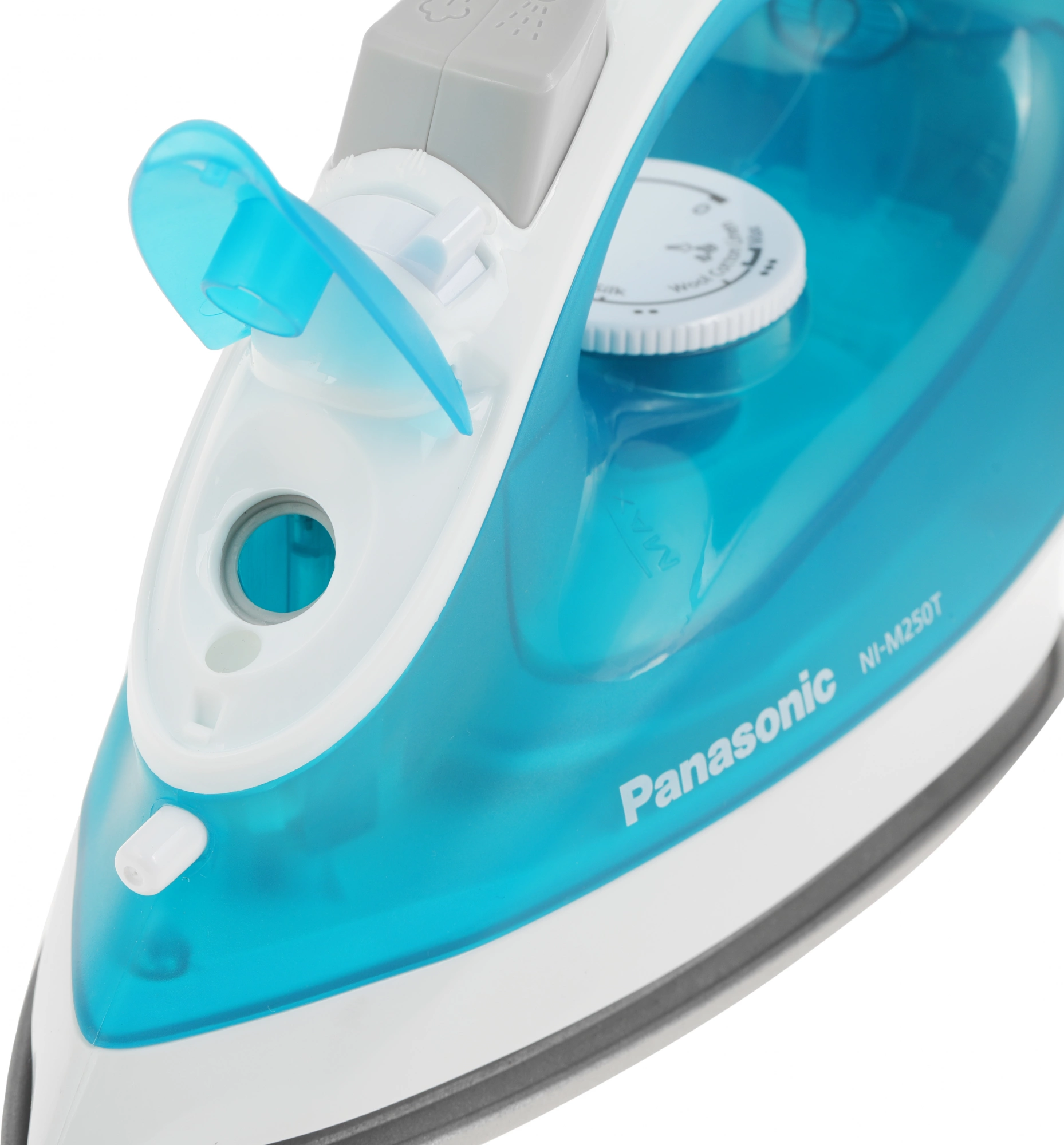 Утюг Panasonic NIM250TGTW голубой/белый, 1550 Вт, 15 г/мин, 75 г/мин, 210 мл