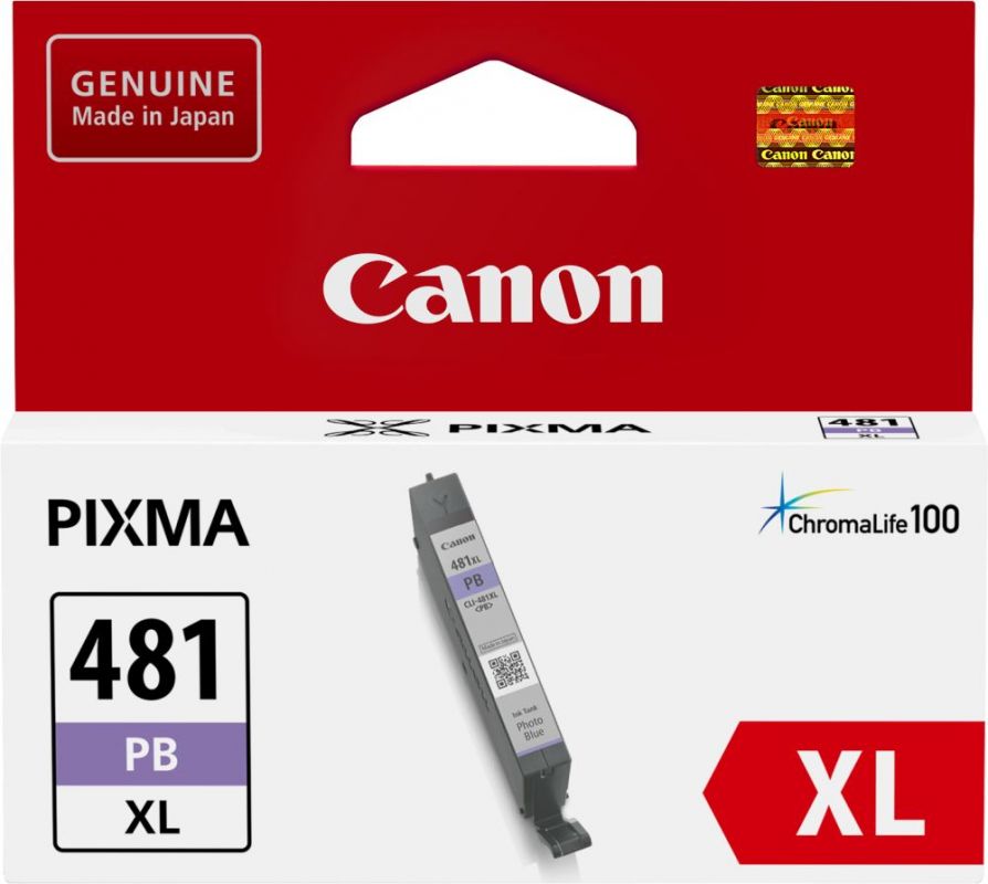 К-ж CANON CLI-481XLPB для TS6140/TS8140/TS9140/TR8540 фото-синий увеличенный, арт. 2048C001, оригина