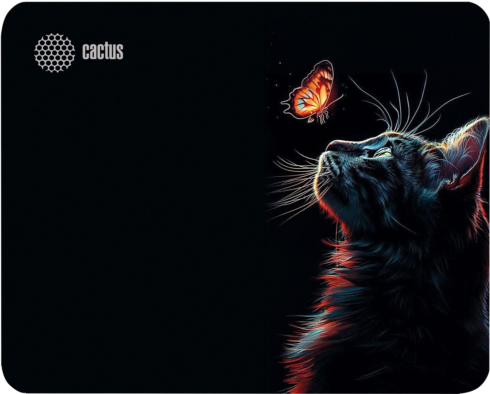 Коврик для мыши Cactus Night Cat 220x180x2мм (CS-MPC-P12XS)