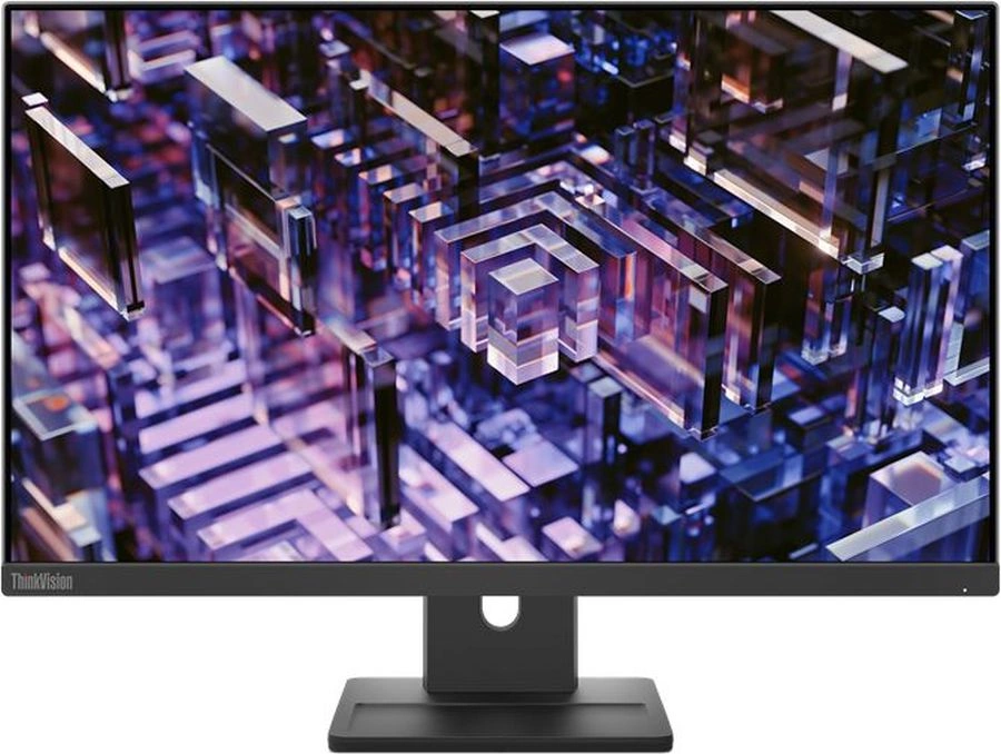 Монитор 23.8" Lenovo ThinkVision E24q-30 черный (IPS, 2560x1440, 300 cd/m?, 4 ms, 100 Гц, 178°/178°, 1300:1, HDMI, DisplayPort, регулировка высоты, Pivot) 63ECGAT2UK