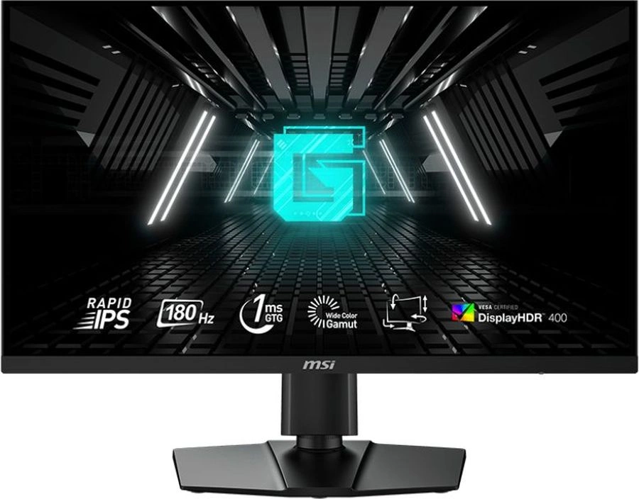 Монитор MSI G274QPF E2 27" 16:9 WQHD(2560x1440) Rapid IPS Flat, DisplayHDR 400, 1ms, 1000:1, 100M:1, 400nits, 178/178, 2xHDMI 2.0b, DP 1.4a, USB-C, Tilt,Swivel,Height,Pivot,VESA,180Hz,Black,1y w-ty