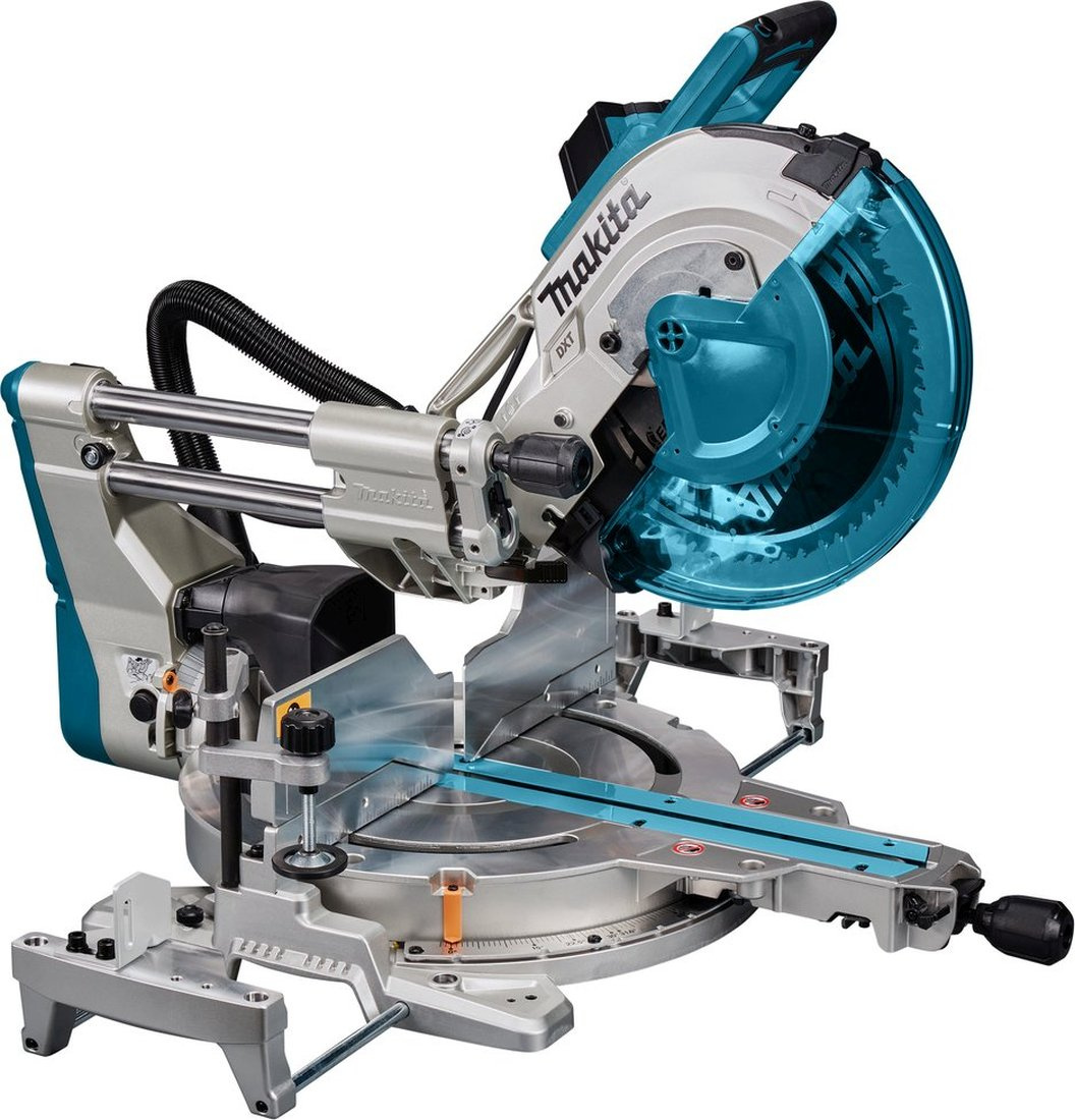 Makita LS1219L Пила торц, {1800Вт,3200об\м,дискф305х30мм,рез-107х363мм,26.5кг,кор,наклон-48\48гр,поворот:52\60гр,лаз}