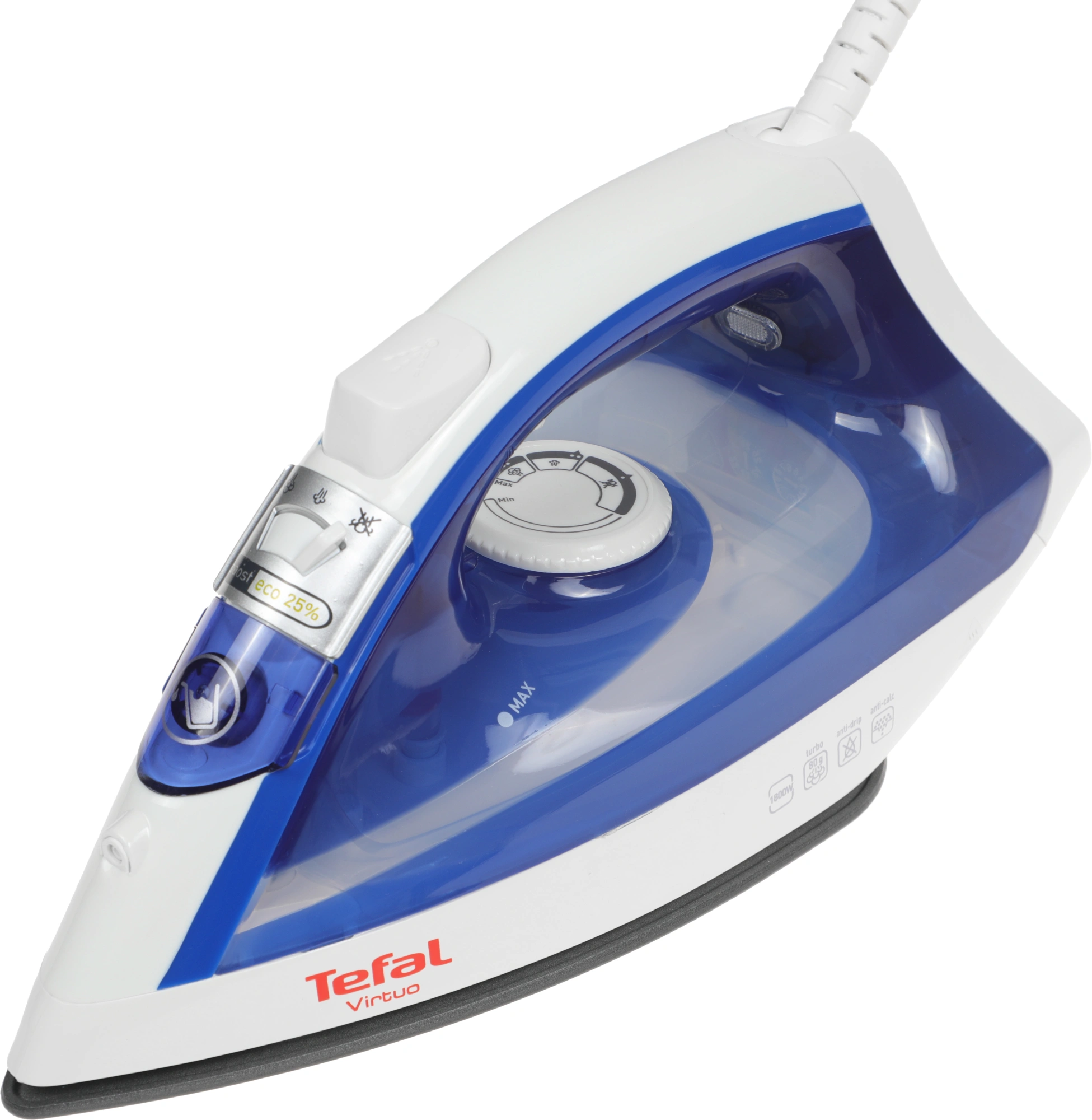 Утюг Tefal FV1711E0 1800Вт синий/белый