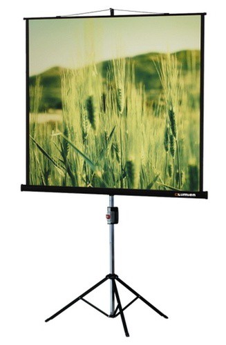 [LMV-100102] Экран на штативе Lumien [Master View] 153x153 см (82") Matte White FiberGlass черн. кайма по периметру, устойчивый штатив 1:1