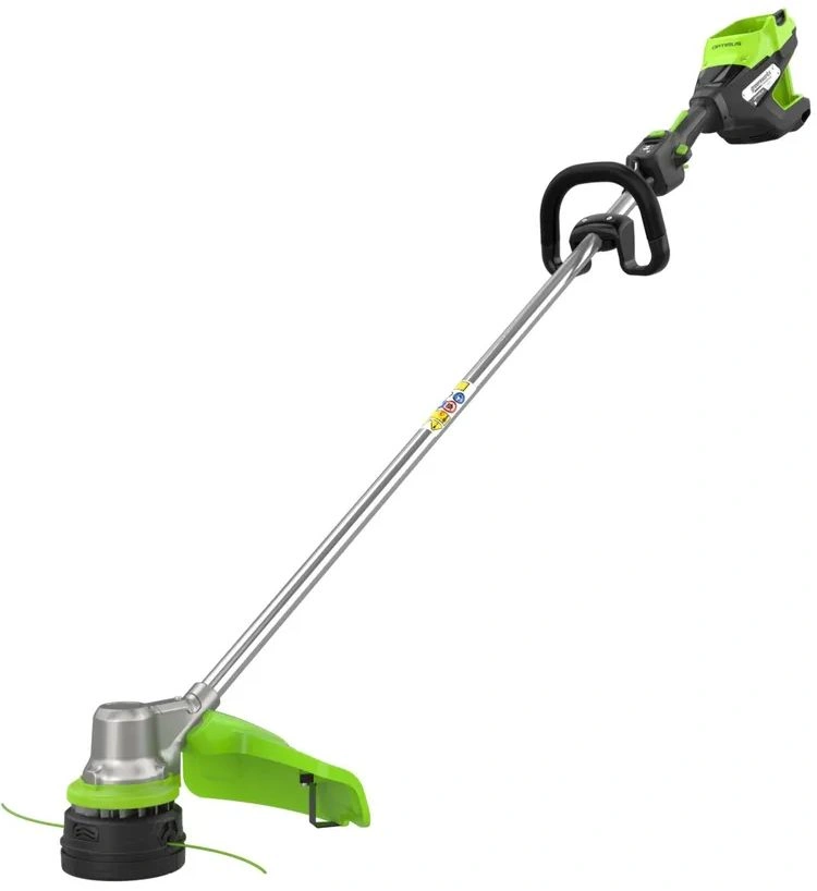 Greenworks ST121 Триммер аккумуляторный , 82V, 1,2кВт, 40 см, бесщеточный, с 1хАКБ 5 Ач и ЗУ [2112507UB]