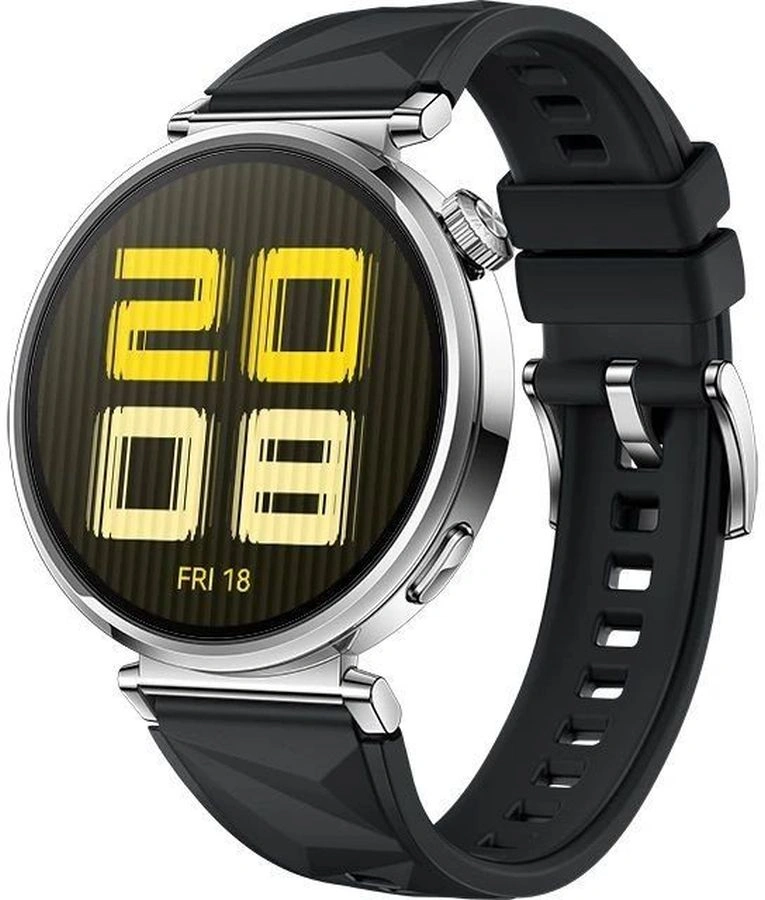 Смарт-часы Huawei Watch GT 5 Jana-B19F 41.3мм 1.32" AMOLED корп.черный рем.черный разм.брасл.:120-190 мм (55020DHC)