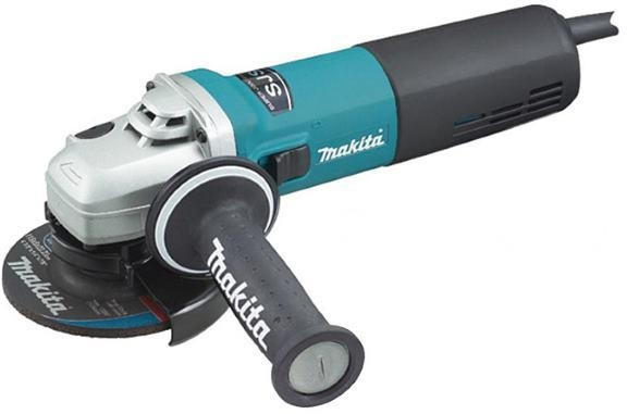 Makita 9565CR УШМ,ф125мм, [9565CR ] {1400Вт,12000об\м,2.2кг,кор,муфта SJS, плавный пуск, anti-restart}