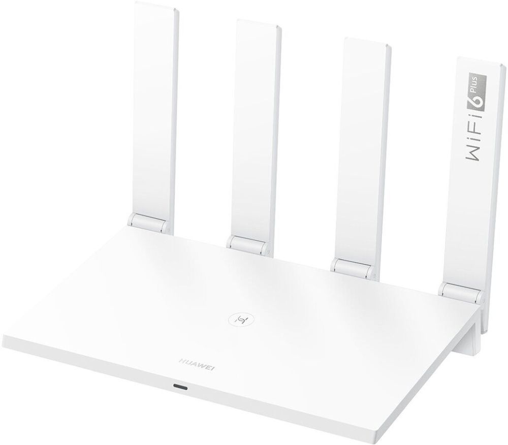 Беспроводной маршрутизатор Huawei 53037713, WS7001 (AX2) 802.11abgnacax 1200Mbps 5 ГГц 3xLAN LAN белый