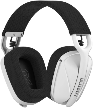 Наушники с микрофоном A4Tech Bloody GR285 белый 1.5м мониторные BT/Radio/3.5mm оголовье