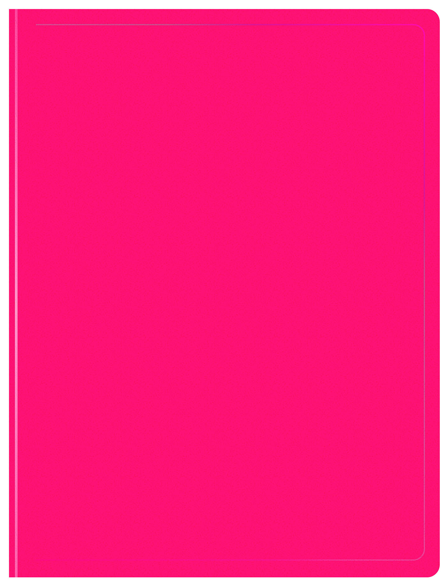 Папка с 30 прозрачными вкладками Бюрократ Double Neon DNE07V30PINK A4, пластик, 0.7мм, розовый