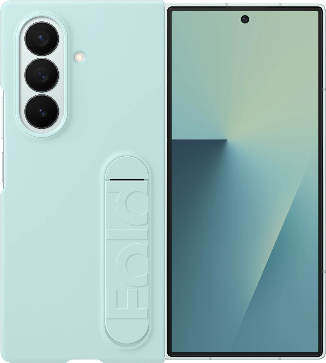Чехол (клип-кейс) Samsung Silicone Case, для Samsung Galaxy Z Fold7, мятный [ef-mf966cmegru]