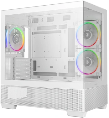 Корпус Deepcool CG380 3F белый без БП mATX 6x120mm 3x140mm 2xUSB3.0 audio bott PSU