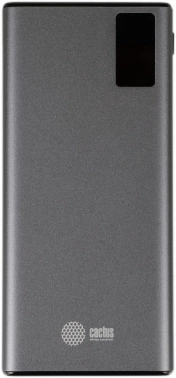 Мобильный аккумулятор Cactus CS-PBFSLT-10000 10000mAh 22.5W 3A 2xUSB-A/USB-C серый