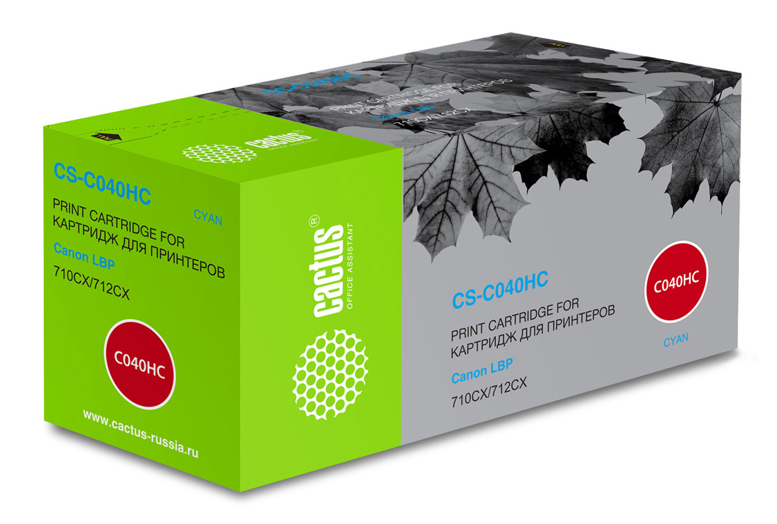 Картридж лазерный CACTUS CS-C040HC blue ((10000стр.) для Canon LBP 710CX/712CX I-Sensys) (CS-C040HC)