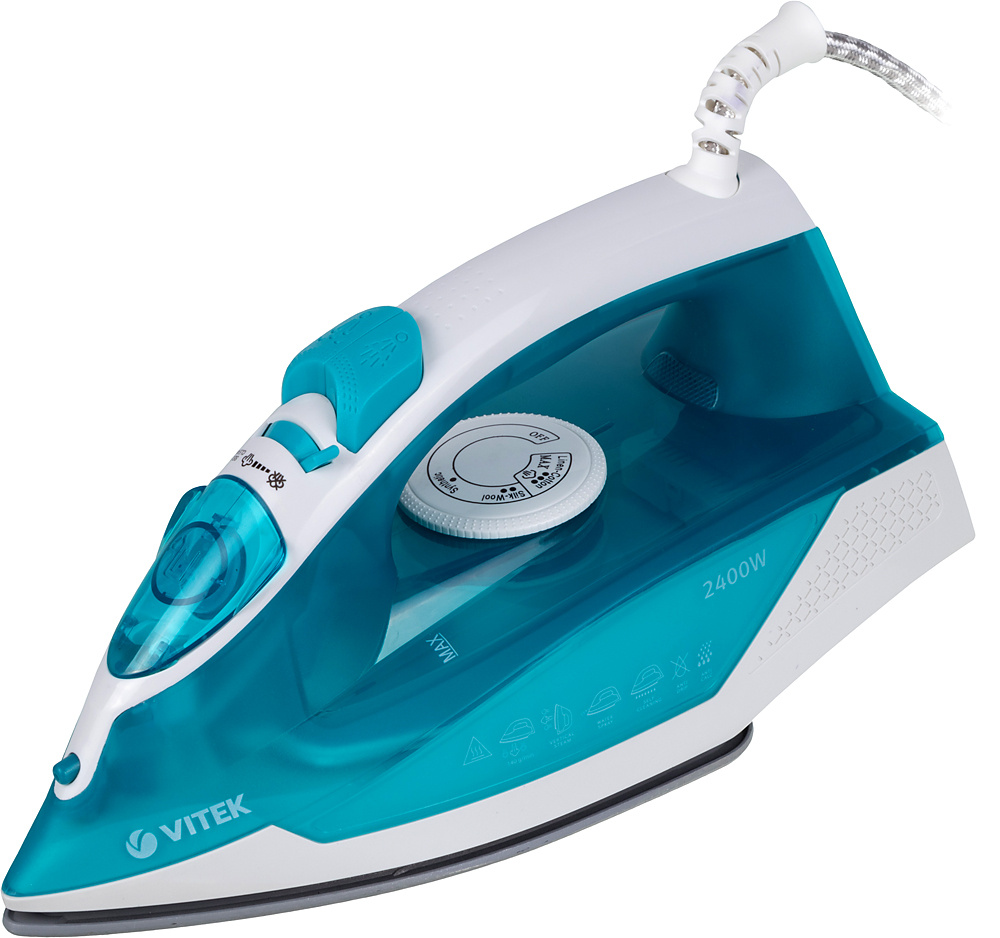 Утюг Vitek 8307-VT-01 2400 Вт бирюзовый/белый
