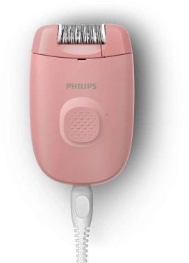 Эпилятор Philips BRE229/00 скор.:1 насад.:2 от электр.сети розовый