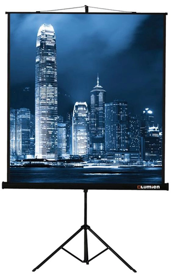 [LMV-100108] Экран на штативе Lumien [Master View] 183x244 см (116") Matte White FiberGlass черн. кайма по периметру, устойчивый штатив 4:3