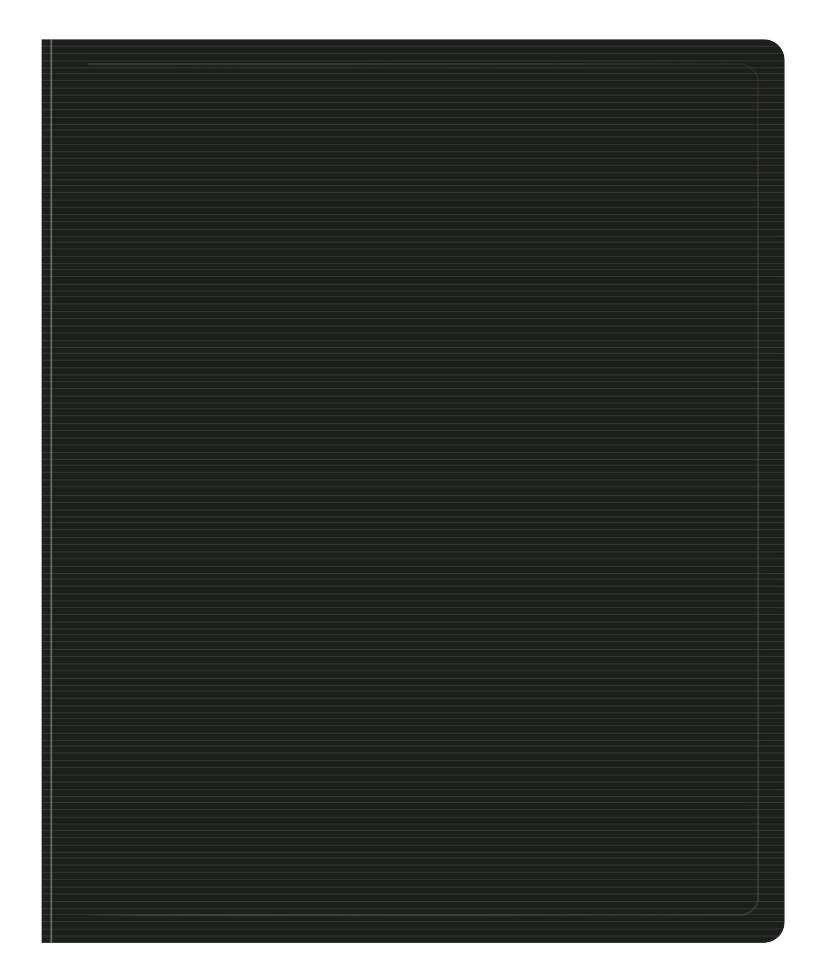 Папка на 2-х кольцах Бюрократ DeLuxe DL0740/2BLCK A4 пластик 0.7мм  кор.32мм  черный