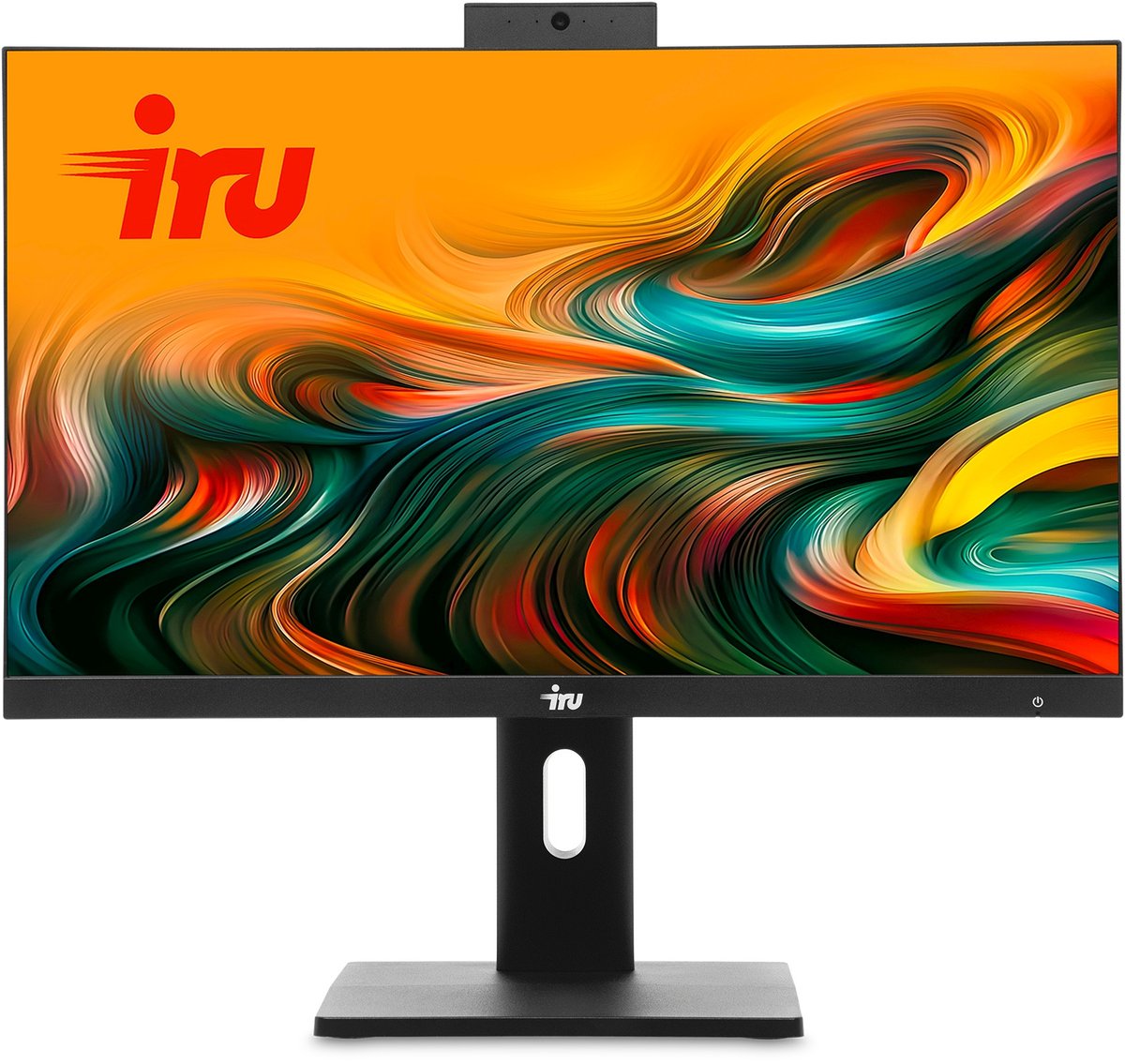 Моноблок iRU Tactio 23IP, 23.8" (1920x1080) IPS/Intel Core i3-14100/16 DDR4/480 ГБ SSD/Intel UHD Graphics/Windows 11 Pro, Черный (2186216)