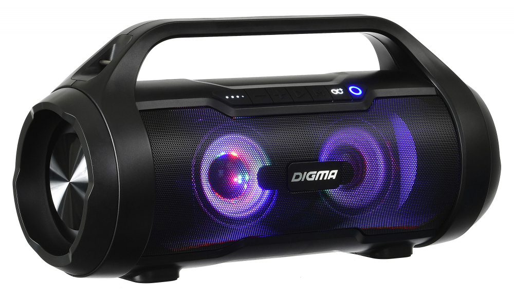 Колонка порт. Digma S-34 черный 25W 1.0 BT/USB 3000mAh (SP3425B)