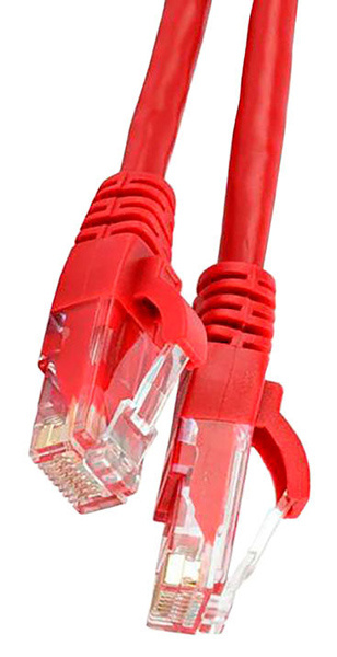 Кабель Патч-корд Lanmaster LAN-PC45/U5E-5.0-RD вилка RJ-45-вилка RJ-45 кат.5е 5м красный LSZH (уп.:1шт)