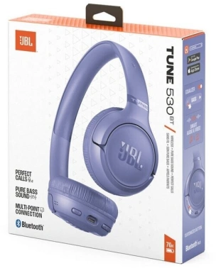 Гарнитура накладные JBL Tune 530BT фиолетовый беспроводные bluetooth оголовье (JBLT530BTLAVEU)