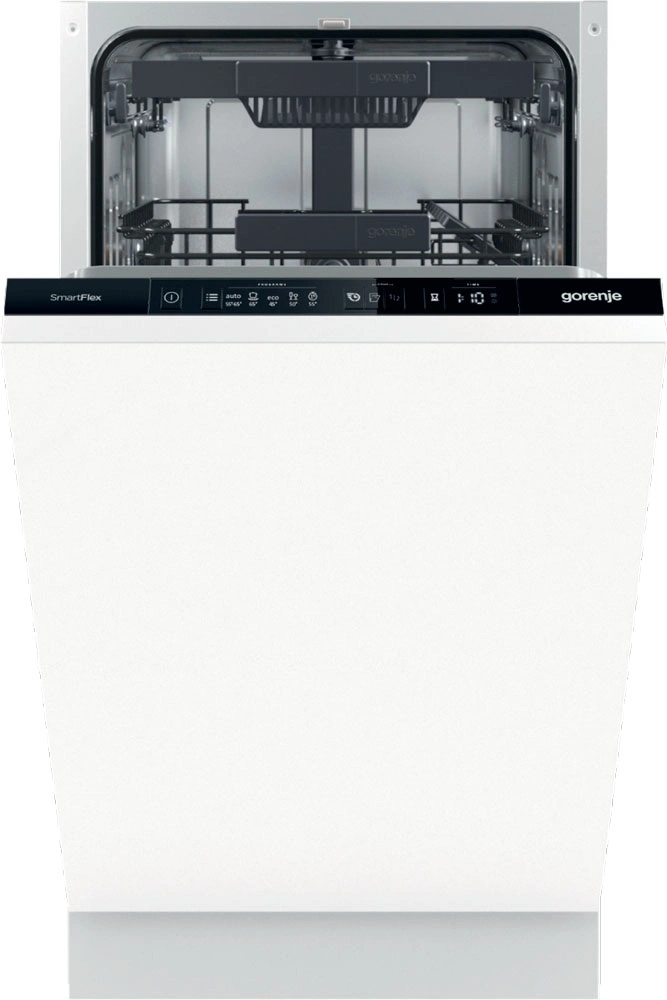 Встраиваемая посудомоечная машина GORENJE GV561D11 Встраиваемые ПММ шириной 45 см,Количество корзин:3,Бак из нержавеющей стали,Защита от перелива: Полный AquaStop,Расход воды на цикл: 9 л,Уровень шума: 45 дБ (А) относительно 1 пВт,Габаритные размеры (вхшхг): 81,5 × 44,8 × 55 см