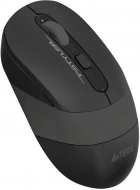 Мышь A4Tech Fstyler FG10 черный/серый оптическая 2000dpi беспров. USB 4but (FG10 GREY)