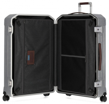 Чемодан Piquadro PQ LM (BV4428PQLM/NCU) 51x75x28см 89л. 5.59кг. поликарбонат/натур.кожа темно-серый
