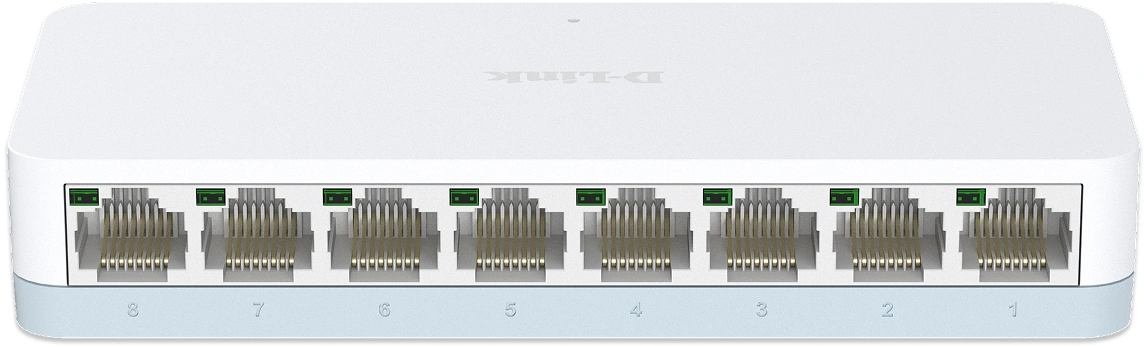 D-Link DES-1008C/C1A Неуправляемый коммутатор с 8 портами 10/100Base-TX