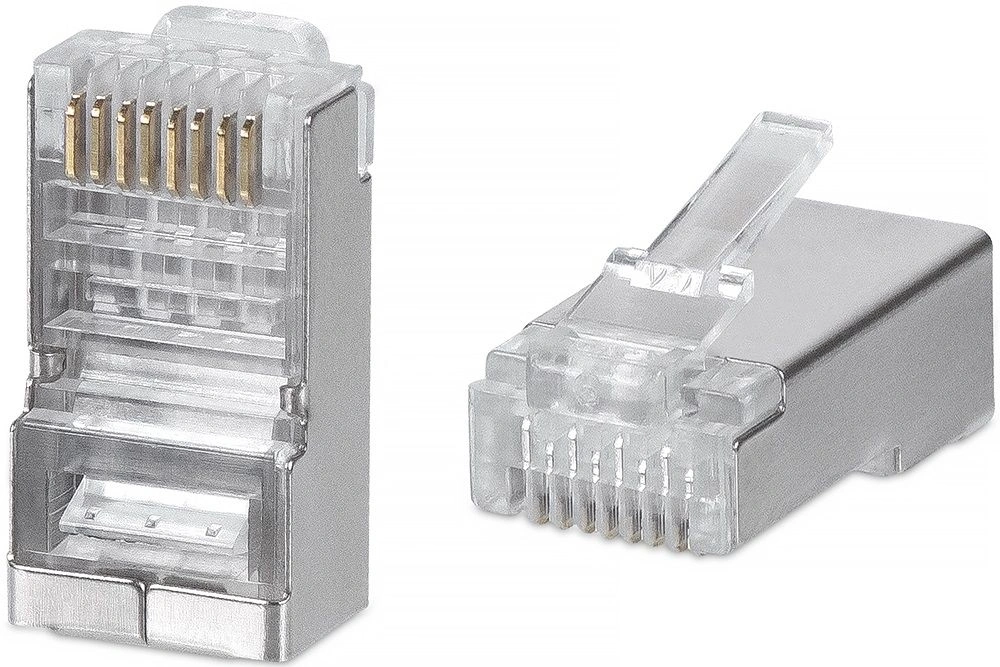 Cabeus 8P8C-SH-C6 Коннектор RJ-45 под витую пару, категория 6/7, экранированный, для многожильного кабеля, для проводников с толщиной по изоляции до 1,05 мм