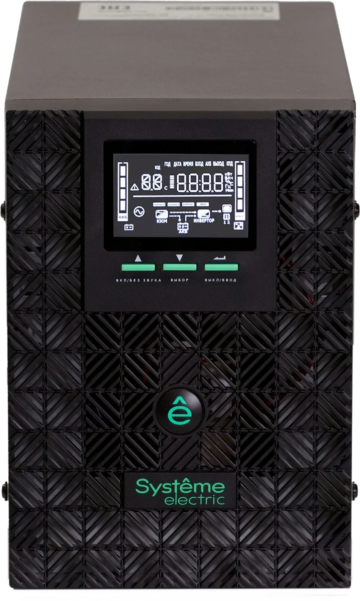 Источник бесперебойного питания Systeme Electric Smart-Save SMT, 2000VA/1600W, Line-Interactive, LCD, Out: 6xC13, SNMP Intelligent Slot, без встроенных батарей