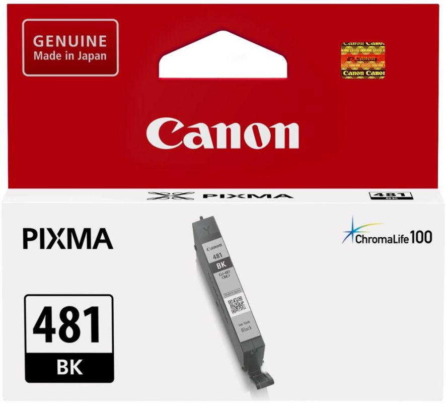 Картридж струйный Canon CLI-481 BK 2101C001 черный (5.6 мл) для Canon Pixma TS6140/TS8140TS/TS9140/TR7540/TR8540