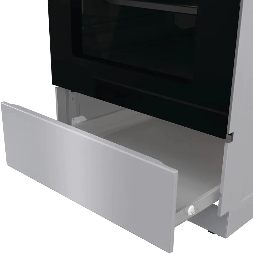 Плита Gorenje GEC5B60SG, стеклокерамика, 4 конфорки, 70л