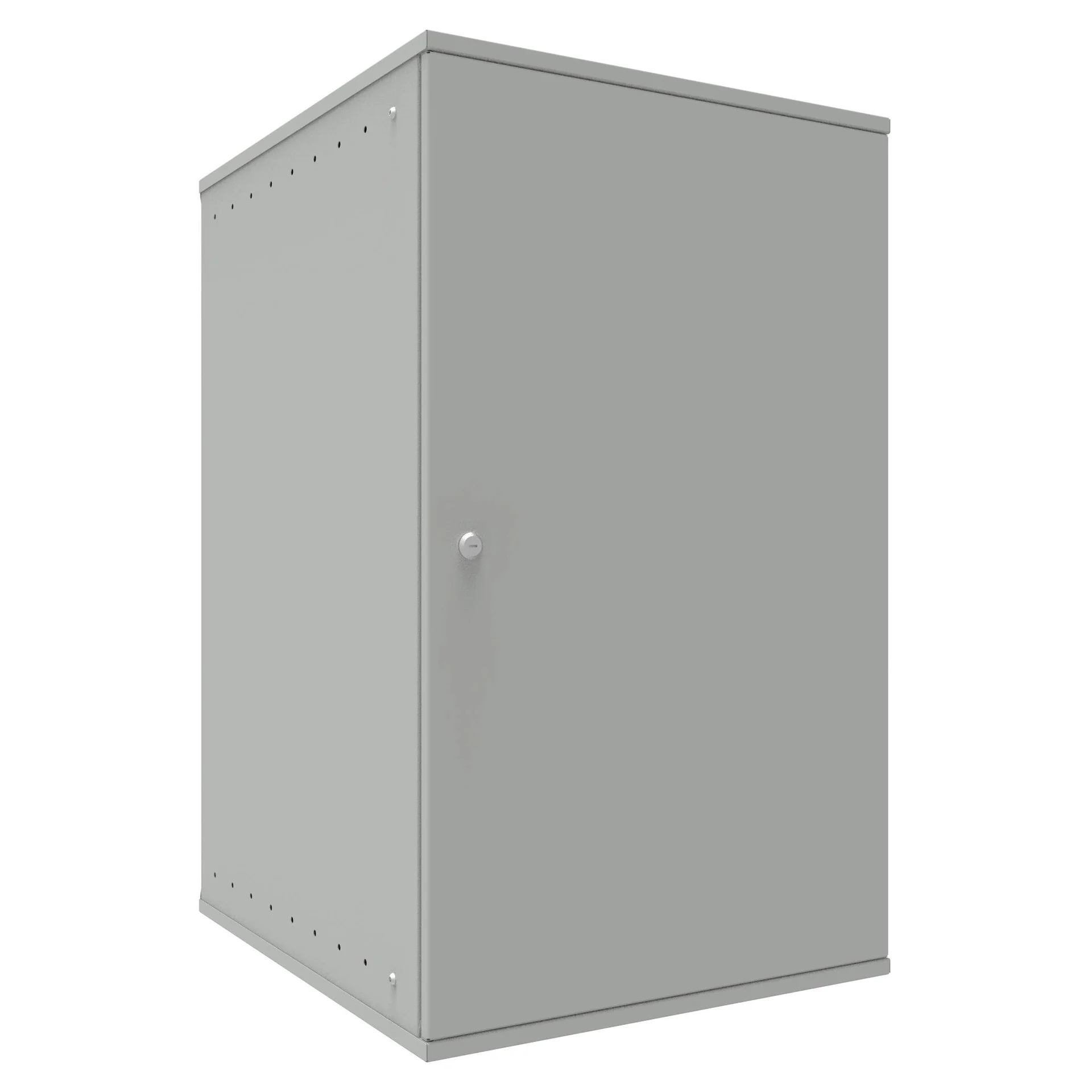 Шкаф телекоммуникационный настенный 18U, 523х600х866мм серия LITE (металлическая дверь)