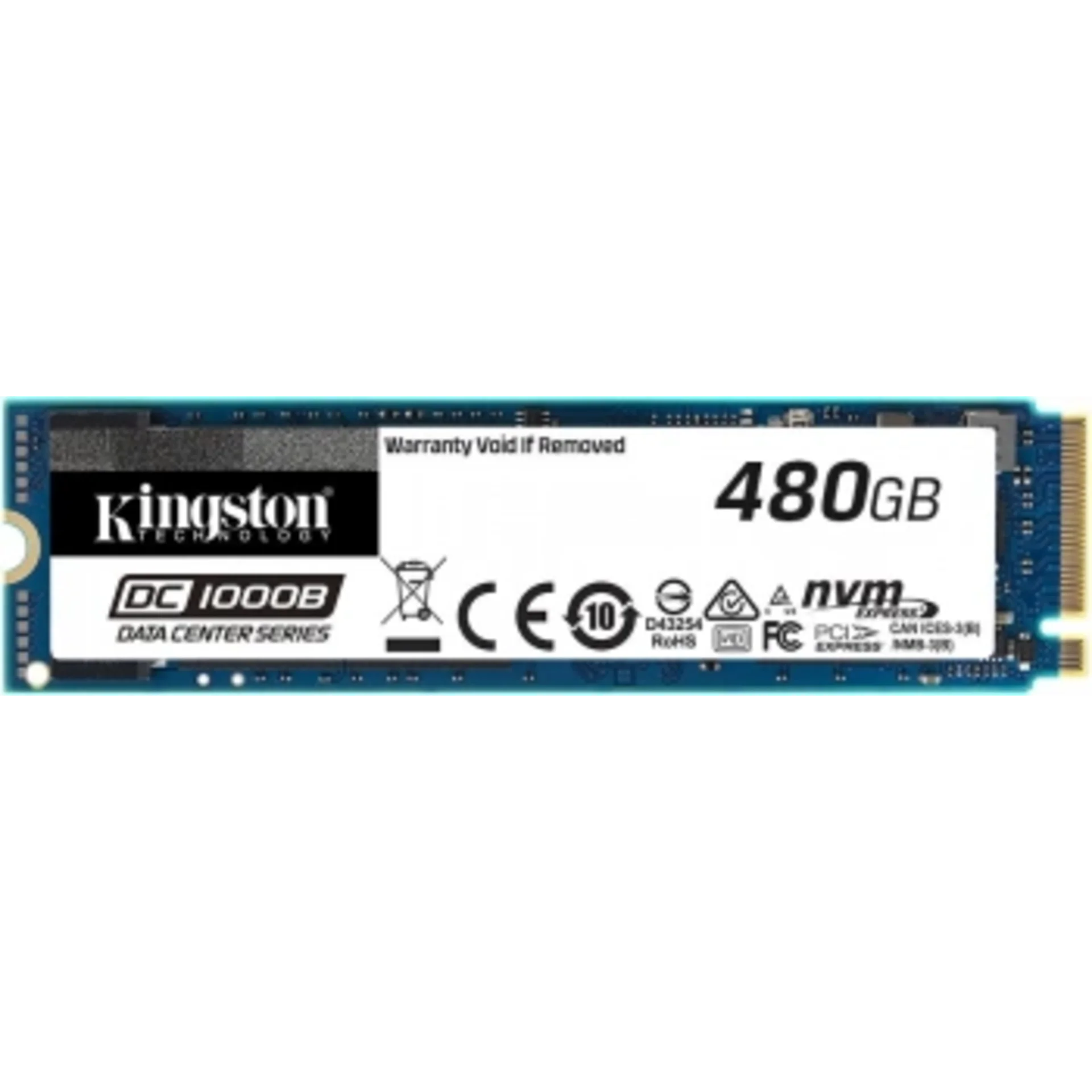 Накопитель SSD Kingston PCIe 3.0 x4 480GB SEDC1000BM8/480G DC1000B M.2 2280 0.5 DWPD