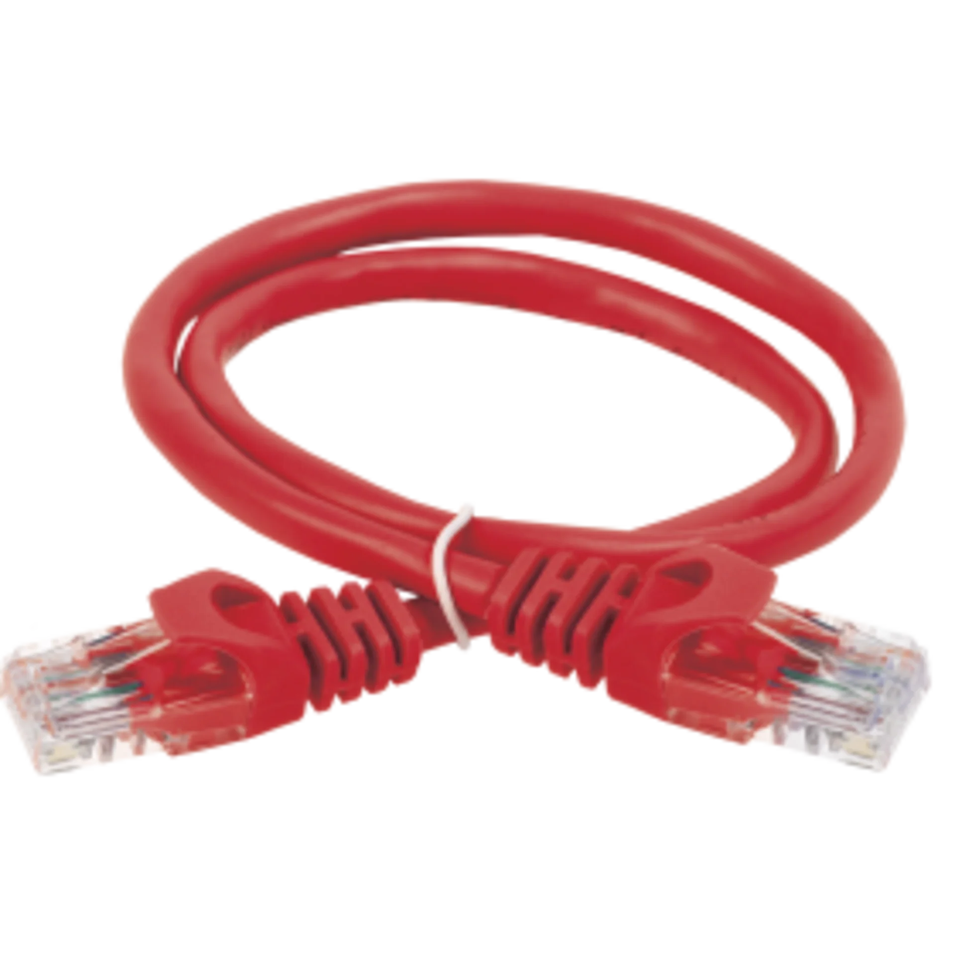 PC04-C6UL-2M Шнур коммутационный ITK кат. 6 неэкр. U/UTP RJ45/RJ45 250 МГц d 58 2м LSZH AWG24 красный