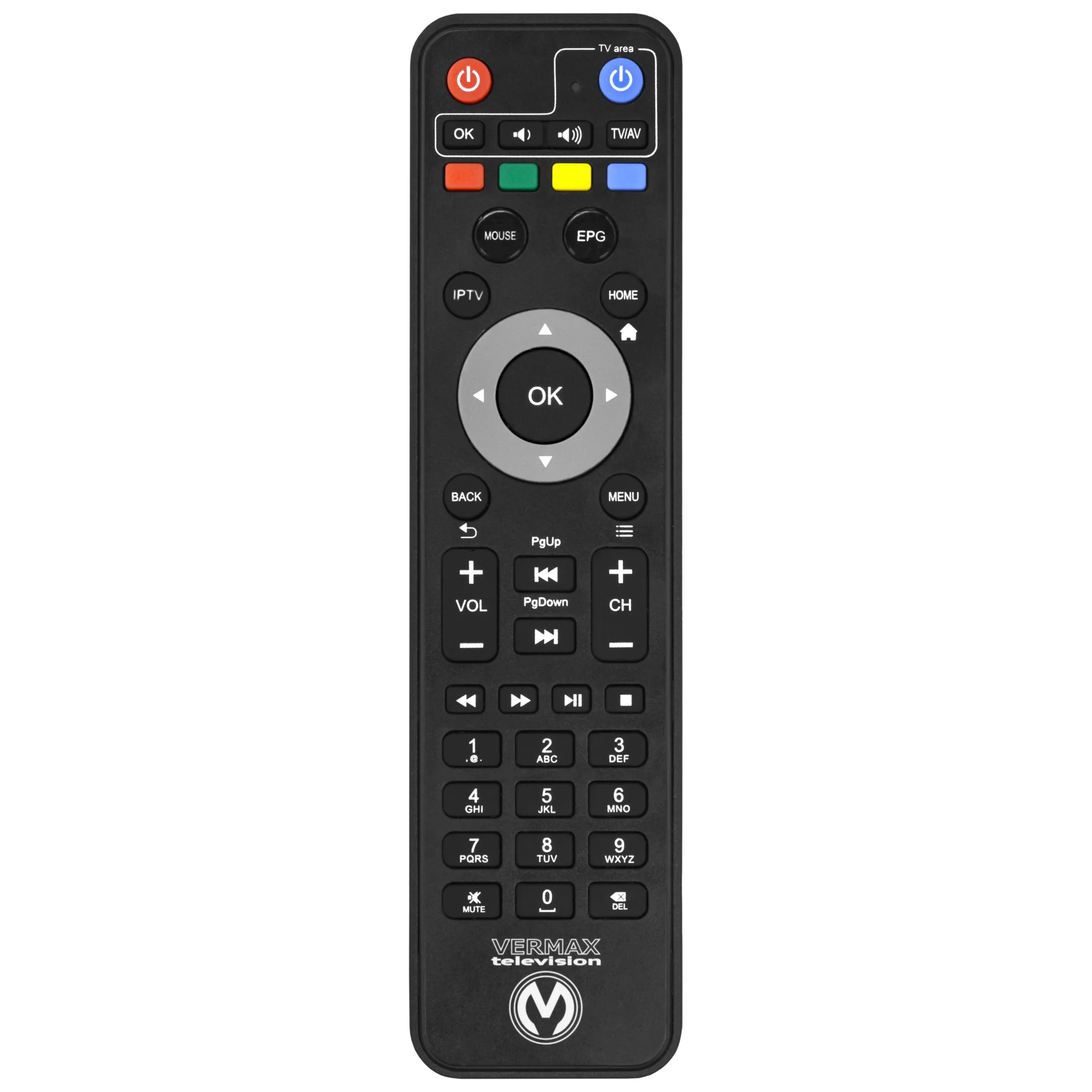 Пульт дистанционного управления для IPTV приставок Vermax семейства UHD