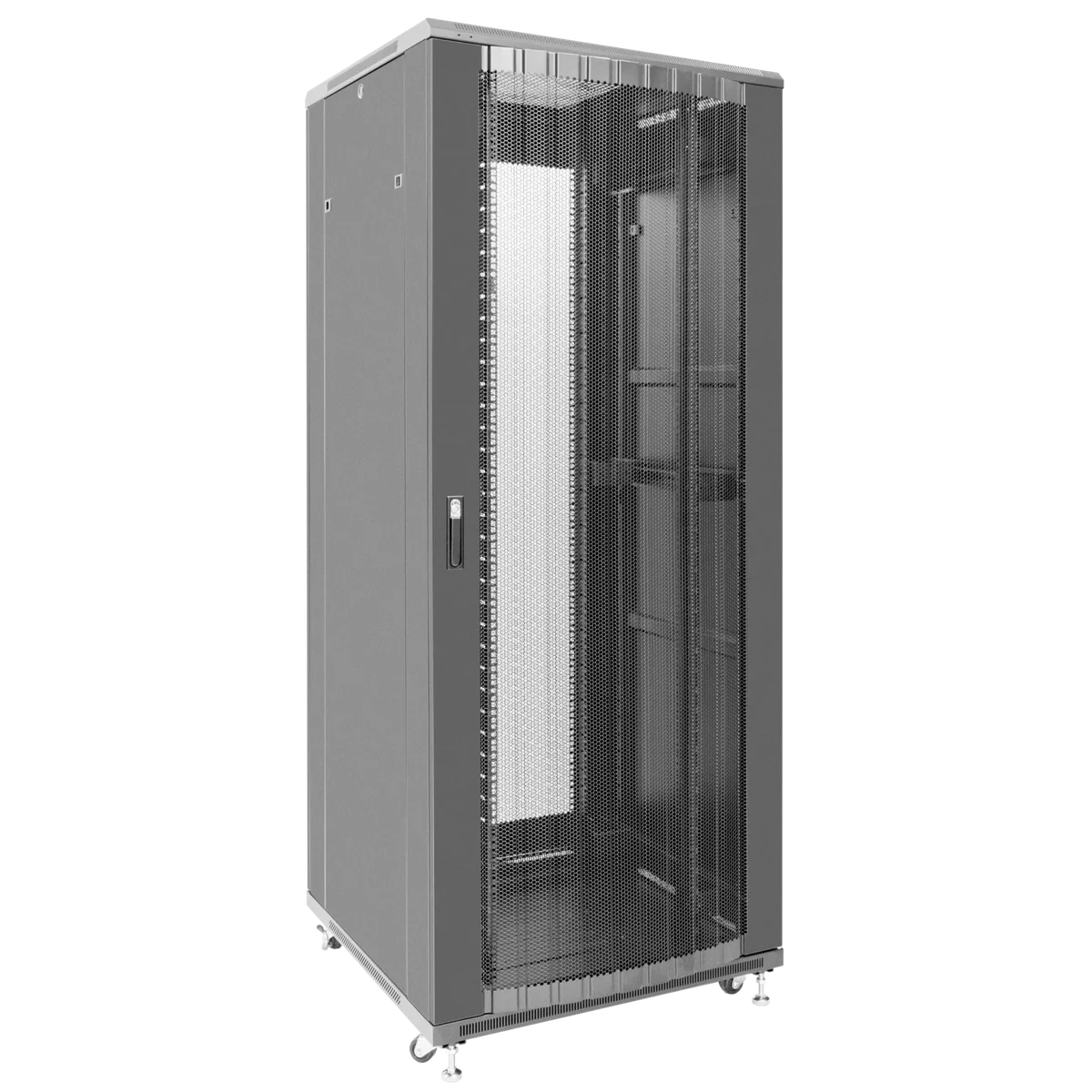 Шкаф телекоммуникационный напольный 47U 800x1000мм, серия TFC (SNR-TFC-478010-CPDP-B)