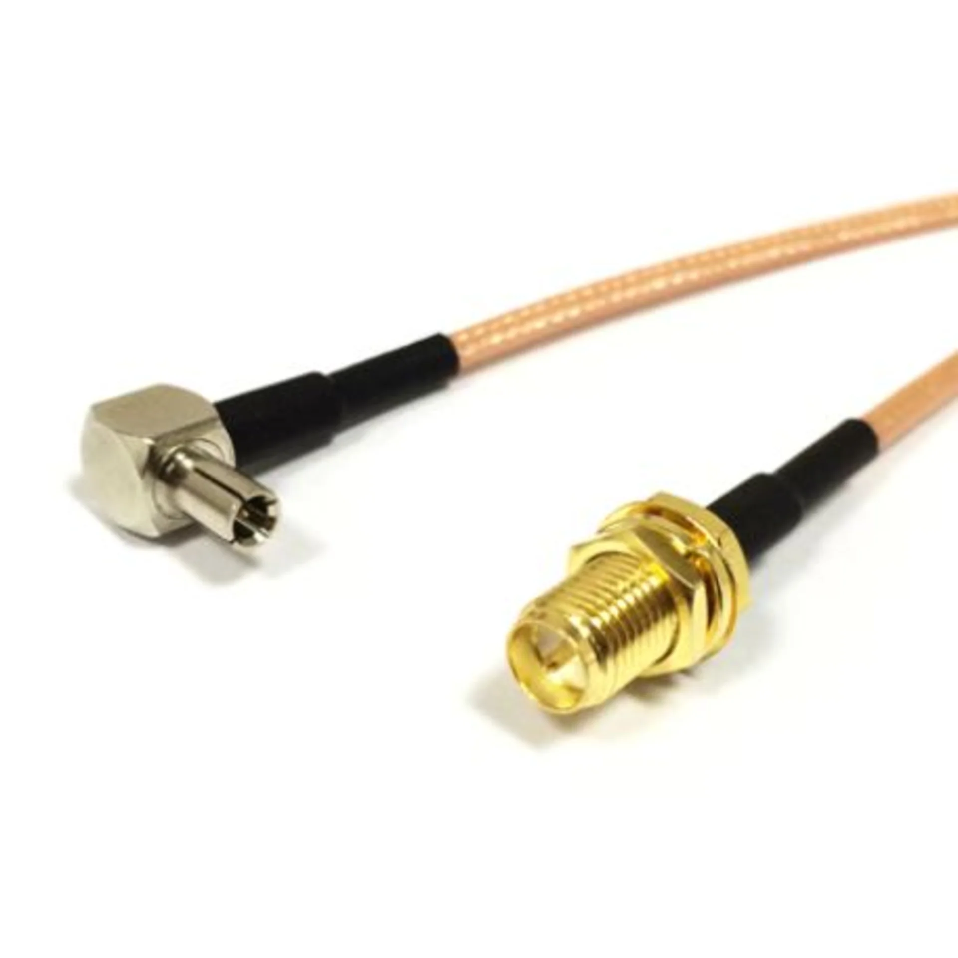 Антенный адаптер для USB 3G модемов Huawei (SMA-female - TS-9 (угловой))